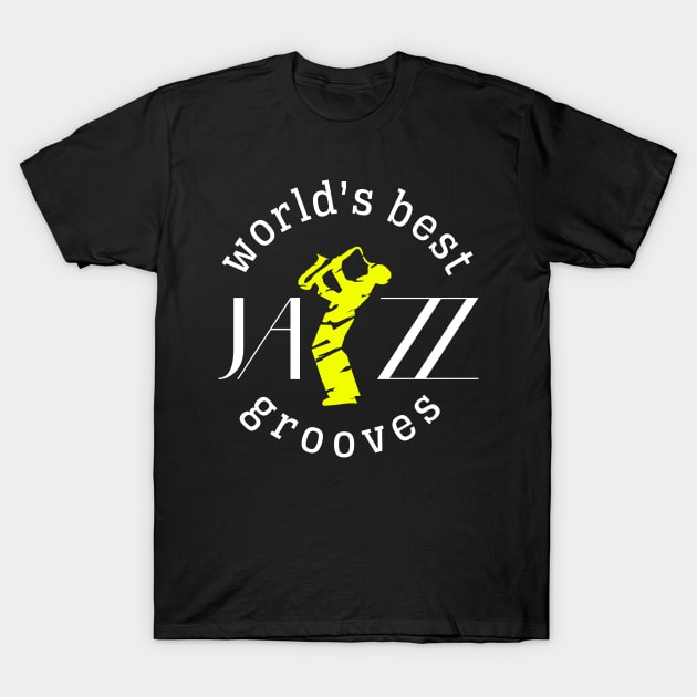 Jazz Themed Design T-Shirt by jazzworldquest